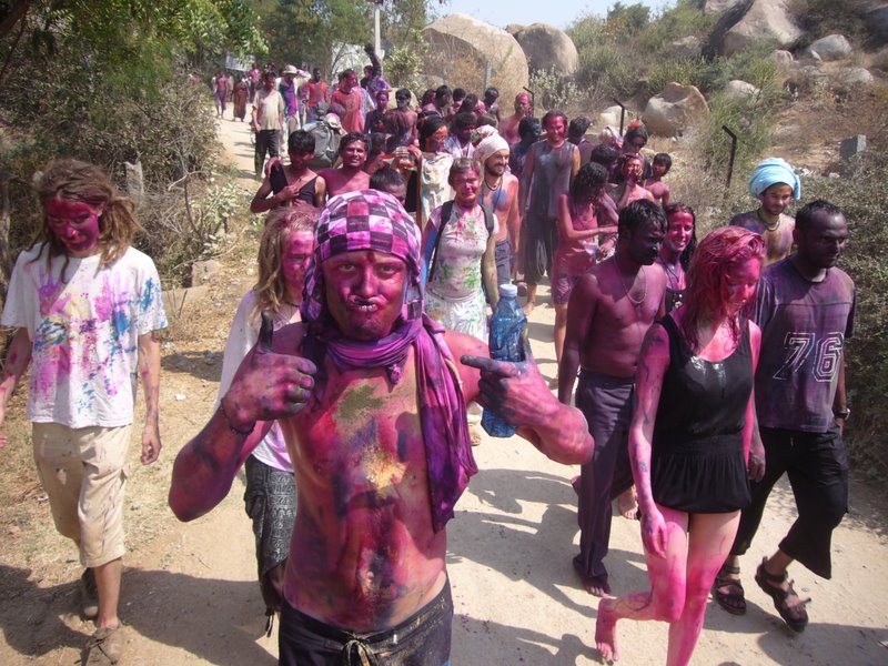 India 2010 - Hampi - Virupapur Gaddi - Holi Festival